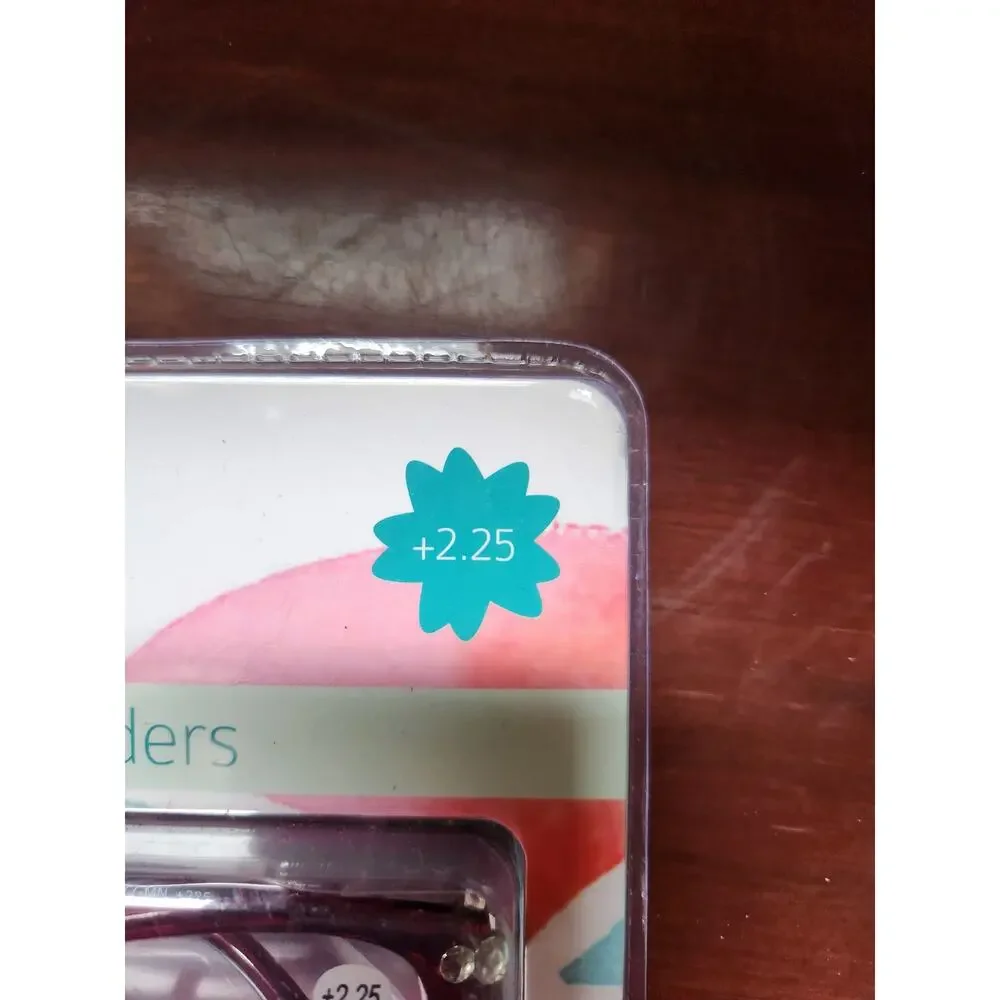 Optic 55 women's reading glasses +2.25 pack of 4 unopened new